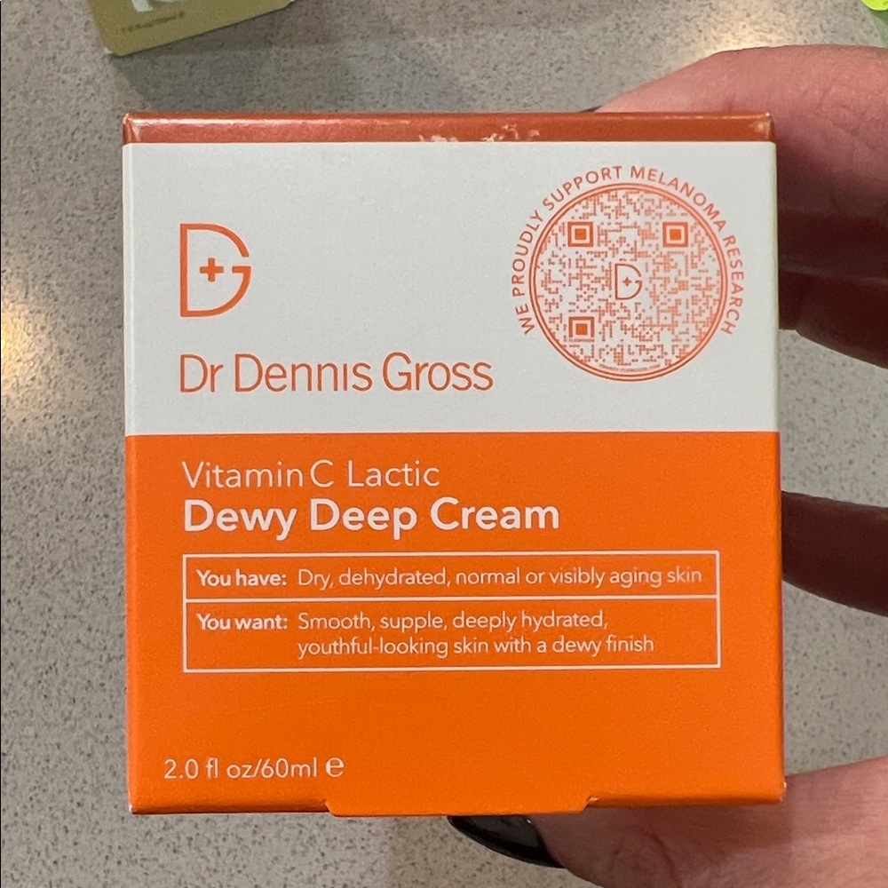 Dr Dennis Gross Vitamin C Lactic Dewy Deep Cream - Orange
